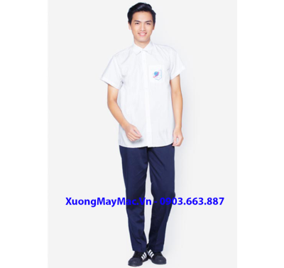 ĐỒNG PHỤC SƠ MI HỌC SINH CẤP 3 HS031